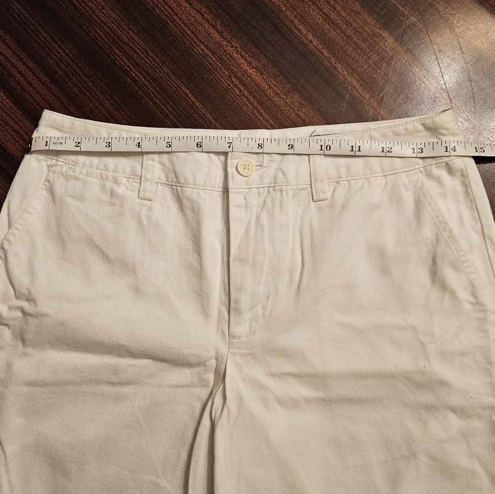 Polo Ralph Lauren Shorts Big Boys Cotton Shorts 9 In Inseam WHITE Sz 16 EUC - Picture 10 of 13
